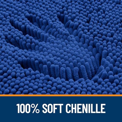OLANLY Bathroom Rugs 34x21, Extra Soft Absorbent Chenille Bath Rugs - Image 3