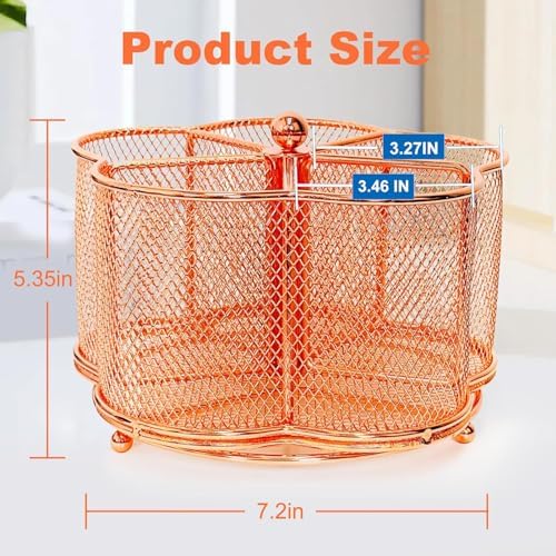 Pen Holder for Desk,360 Degree Rotating Pencil Holder Organizer - Image 2