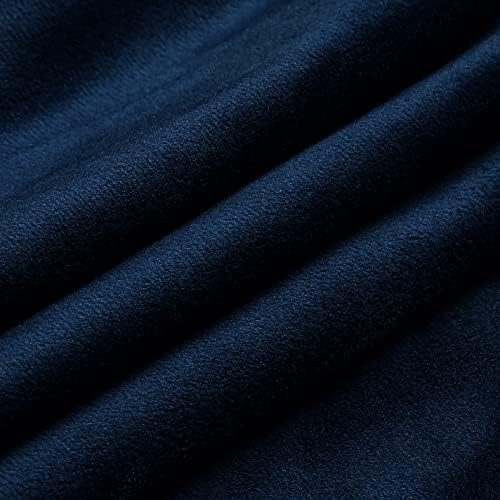 NiNi ALL Navy Blue Velvet Throw Pillow Covers 18x18 Pack of 2 Decorative - Image 5