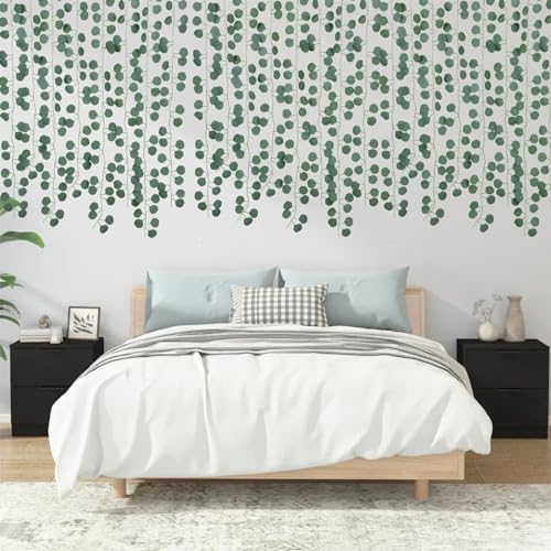 DearHouse 86 Feet 12 Strands Artificial Eucalyptus Leaf Plants Vine Hanging Eucalyptus Garland for Home Kitchen Office Wedding Wall Decor - Image 5