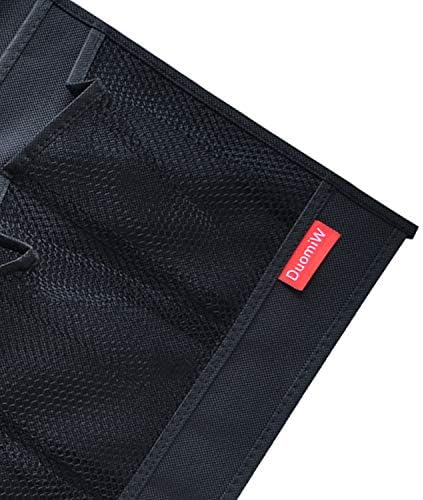 Bedside Caddy Table Cabinet Storage Organizer 6 Pockets(Light Black) - Image 3