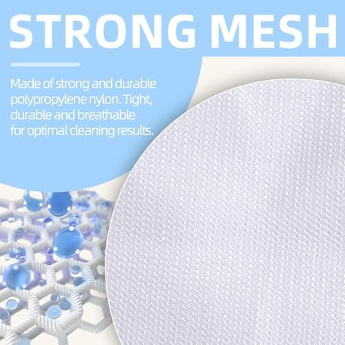 Mesh Laundry Bags, Mesh Wash Bags Durable Mesh Structure with Strong Zipper, Suitable for Underwear, Delicate Clothes, Pants, Shoes (Small Fine Mesh, XS+S+M+L(10*12in+12*16in+16*20in+20*24in) - Image 4