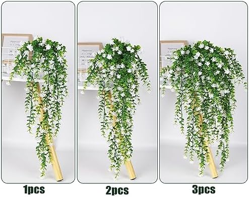 RECUTMS Artificial Hanging Plants Fake Hanging Vines Outdoor Faux Draping - Image 3