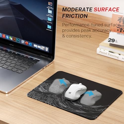 MROCO Essential Office & Gaming Mouse Pad, 8.5 x 11 Inch, Kanagawa Wave - Image 2