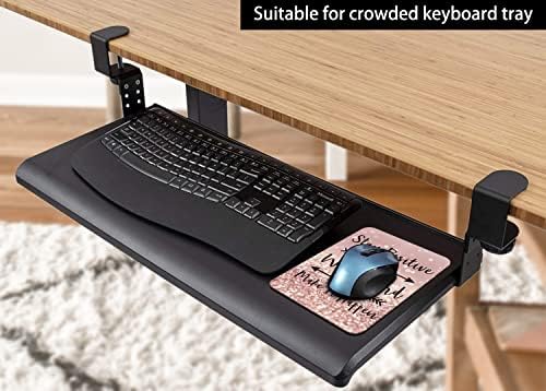 Audimi Small Mouse Pad 6 x 8 Inch, Mini Mouse Pad Thick for Laptop Wireless Mouse Home Office Travel, Portable & Washable (Stay Positive) - Image 6