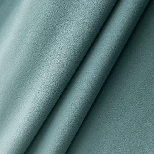 NiNi ALL LightBlue Velvet Throw Pillow Covers 26x26 Pack of 2 Decorative - Image 4