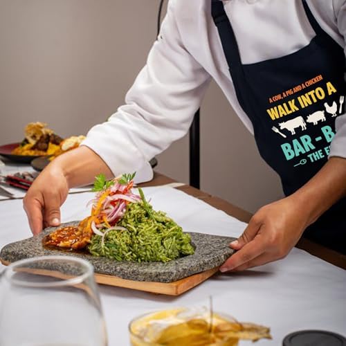 Funny Aprons for Men with Pockets, Mens Apron for Cooking Grilling BBQ, Dad Gifts for Husband Birthday Fathers Day - Image 5