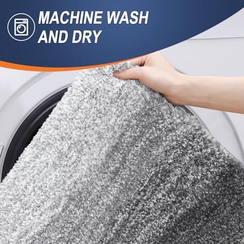 OLANLY Bathroom Runner Rug 44x24, Extra Soft Absorbent Microfiber Bath Rugs - Image 5