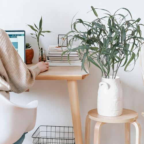 6pcs Artificial Willow Eucalyptus Stems,Long Leaves - Image 6