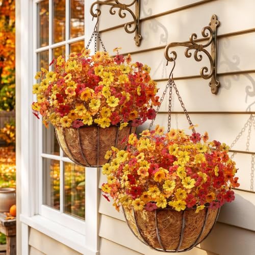 Lifewit Fall Artificial Flowers for Outdoor, Faux Flowers for Garden Decor - Image 5