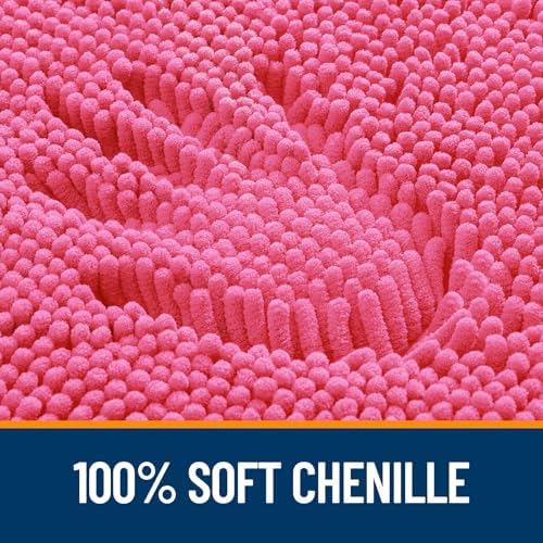 OLANLY Bathroom Rugs 32x20, Extra Soft Absorbent Chenille Bath Rugs - Image 3