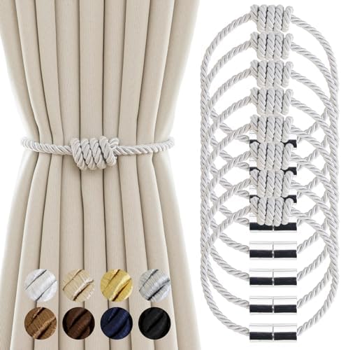 Curtain Tiebacks Magnetic Decorative Rope Tie Backs Holdbacks Contoeey by CurtainTiebacks