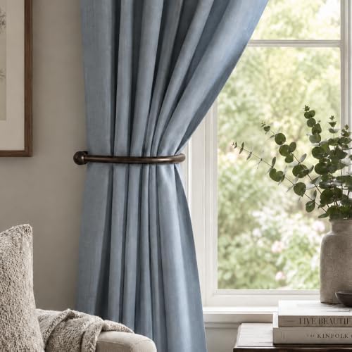 Deco Window Curtain Tiebacks - Set of 2 Holdbacks/Curtain Tieback Ball Brown Matt - Image 5