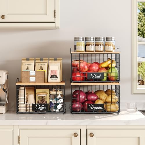 2 PACK XXL Potato and Onion Storage Bins, Pantry Organizers and Storage - Image 2