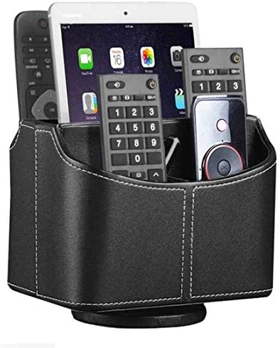 360° Rotatable Remote Control Holder,TV Remote Caddy for Nightstand Table by YAPISHI