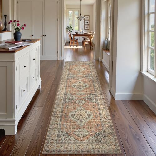 Lahome Oriental Kitchen Runner Rug Non Slip, 2x8 Runners for Hallways - Image 3