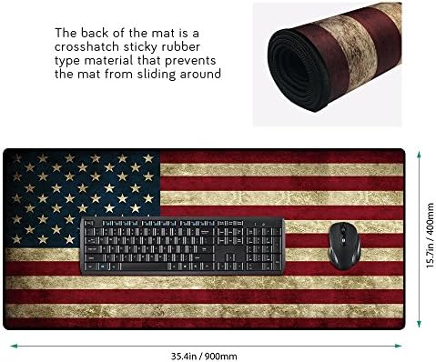 XXL Professional Large Mouse Pad & Computer Game Mouse Mat (35.4x15.7x0.1IN, 90x40 US) - Image 2