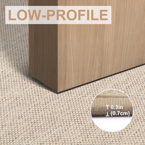 LEKEEPGO Door Mat 24"x47", Non Slip Washable Indoor Door Mat, Khaki - Image 6