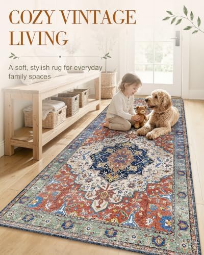OLANLY 2x7 Washable Runner Rug, Soft Non Slip Carpet for Hallway Kitchen - Image 3