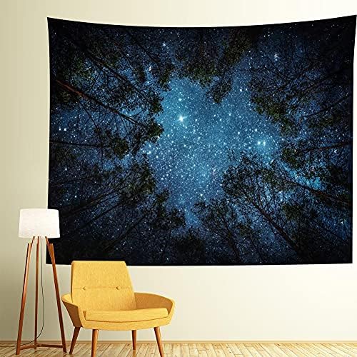 Llamazing Forest Landscape Tapestry for Living Room & Bedroom - Magic Tapestry Curtain (Looking Up at The Stars, 60''L51''W) - Image 7