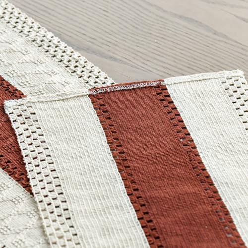 Artoid Mode Caramel Farmhouse Rustic Table Runner 12x36 Inch - Image 5
