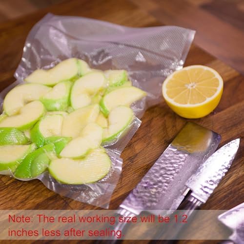 Vacuum Sealer Bags,2.7"*4" 100 Pcs Heavy Duty Pre-Cut Design Commercial Grade Food Sealable Bag for Heat Seal Food Storage,Boilsafe to 280°F Freezable,Good for Storage,Meal Prep and Sous Vide - Image 5