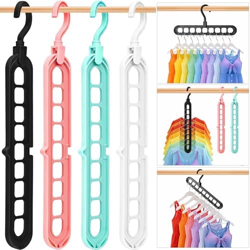 HEYHOUSE Closet Organizers and Storage,College Dorm Room Essentials Hangers by HEYHOUSE