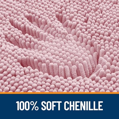 OLANLY Bathroom Rugs 30x20, Extra Soft Absorbent Chenille Bath Rugs - Image 3