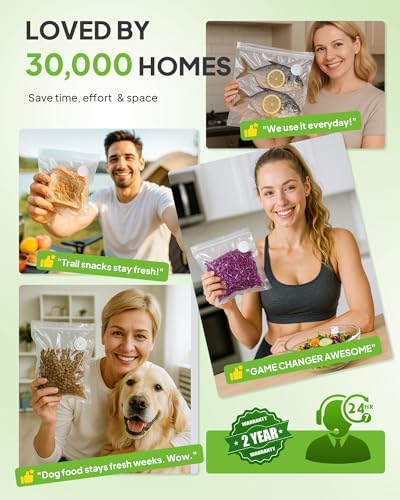 Reusable Vacuum Sealer Bags 20-Pack (Medium 10x11 in) - BPA-Free Double-Seal Leakproof | Compatible with TUITUITA & Major Sealers | Freezer/Microwave/Dishwasher Safe - Image 7