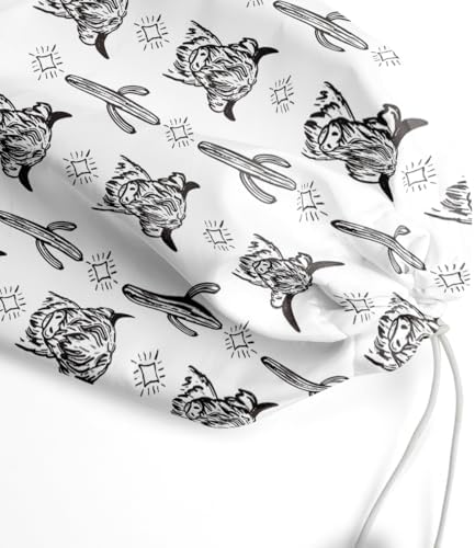 Cow Print Stuff Bag Holder, Western Gifts Grocery Organizer, Storage for Kitchen, Home Decor for Women Men - Image 5