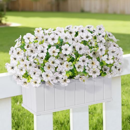 Lifewit Artificial Flowers for Outdoor, Faux Flowers for Garden Decor - Image 6