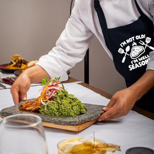 Funny Aprons for Men with Pockets, Mens Apron for Cooking Grilling BBQ, Dad Gifts for Husband Birthday Fathers Day - Image 5