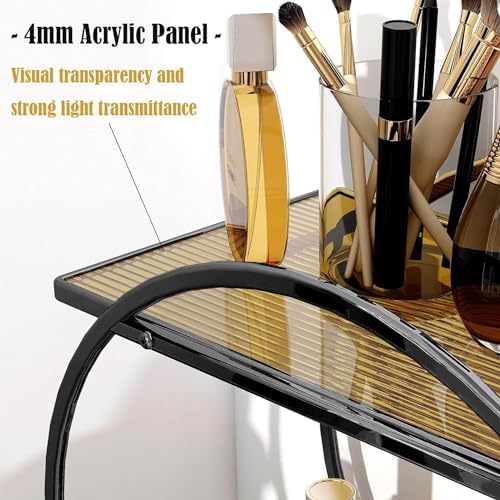 Bathroom Countertop Organizer, Black Perfume Organizer for Dresser - Image 5