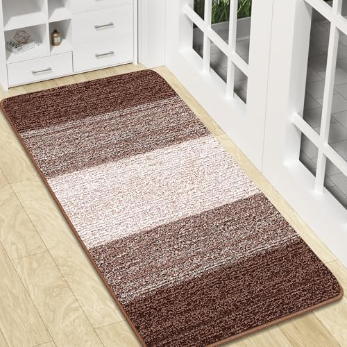 Kitinjoy Indoor Outdoor Door Mat, 47x20 Non-Slip Dirt Trapper Doormats by Kitinjoy
