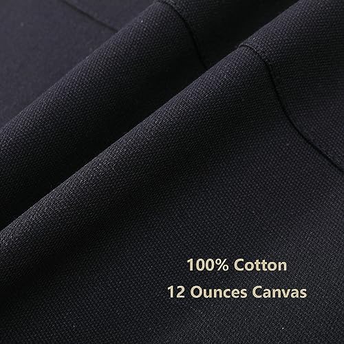AFUN Aprons for Women Men with Large Pockets, 12-Ounce Cotton Canvas Cross Back Apron - Image 5