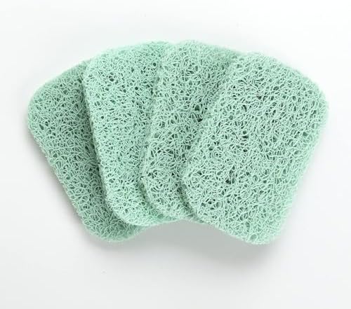 Snowkingdom 4 Pack Green Soap Saver Draining Lift Pad 2.9" x 4.5" PVC Non-BPA Non-Slip Durable - Image 6