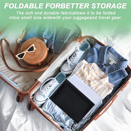 2 Pack Mesh Travel Laundry Bag 24" x 36"Extra Large Dirty Clothes Organizer - Image 6