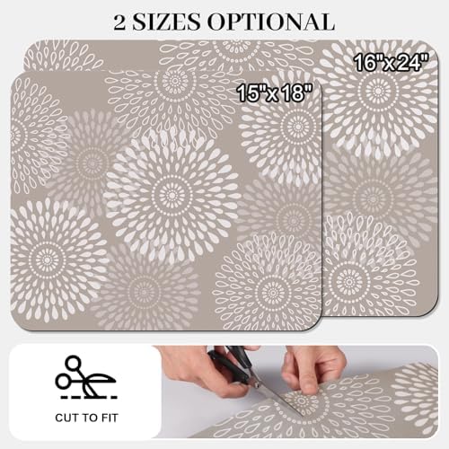 Dish Drying Mat Absorbent Kitchen Counter Mat Rubber Backing Draining Mat - Image 2