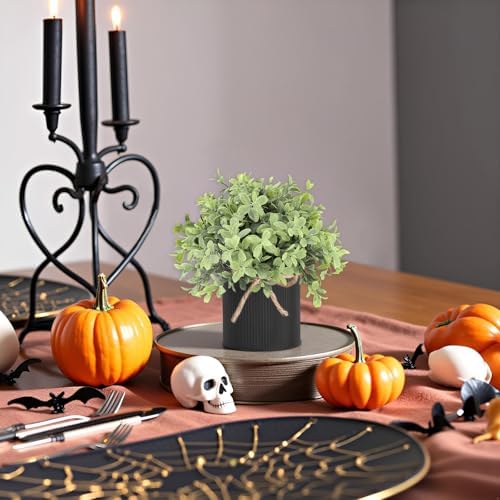 Mkono Small Fake Plants, 3 Pack Faux Plants for Farmhouse Home Decor Indoor - Image 2