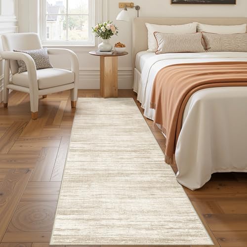 2x7 Runner Rug Non Slip,Washable Hallway Runner Rug,Brown by Restydon