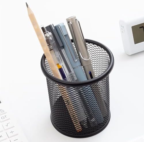 Pen Holder Pencil Organizer Mesh Cup Marker Tape Clip Scissors Container for Office Desk School Student and Teacher - Image 6