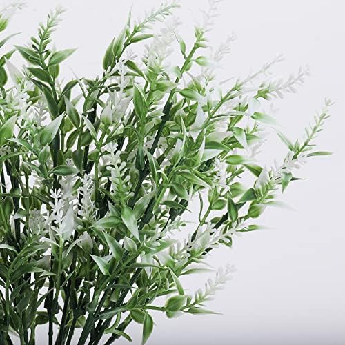 RECUTMS Artificial White Flower for Outdoor,Artificial Plants UV Resistant - Image 3