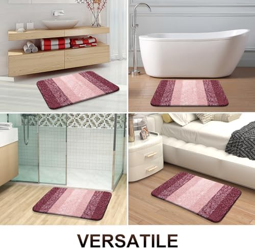 OLANLY Bathroom Runner Rug 47x20, Extra Soft Absorbent Microfiber Bath Rugs - Image 6