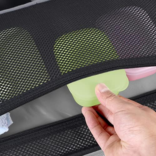 Quatish Leakproof Soap Dish with Lid & Draining Layer, Shatterproof Travel Bar Soap Holder Case Container, Portable Travel Size Toiletries Essentials for Camping, Gym, Bathroom, Green - Image 5