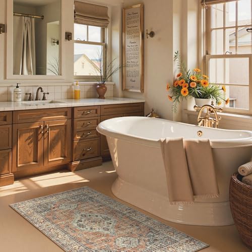 Lahome Oriental Small Area Rug, 2x4 Washable Rugs for Entryway Kitchen - Image 4