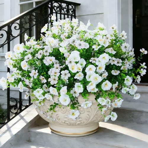 Hrobek Artificial Flowers for Outdoors Faux Plants for Outside Planter by HomePage