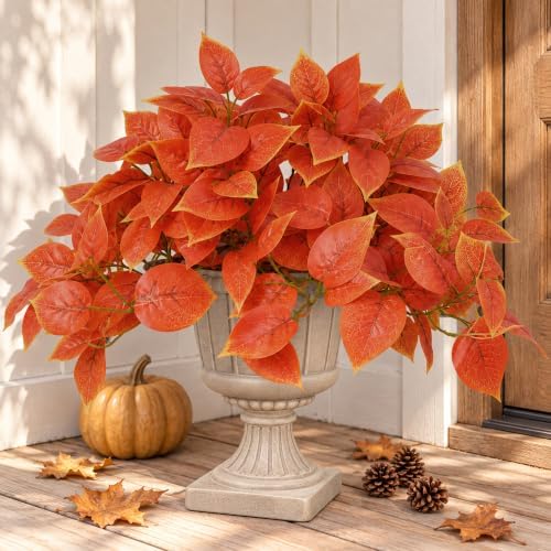 HyeFlora Faux Outdoor Plants Fake Hanging Plants, 2PCS by HyeFloraartificialflowers
