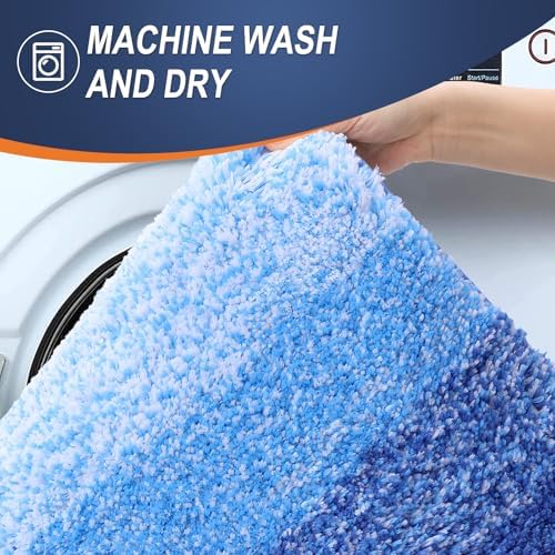 OLANLY Small Bathroom Rugs 24x16, Extra Soft Absorbent Microfiber Bath Rugs - Image 6
