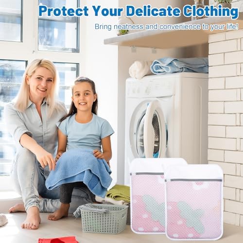 6-Pack Durable Honeycomb Mesh Laundry Bags for Delicates, 16 x 20 Inches - Image 5