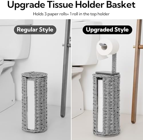 GRANNY SAYS Toilet Paper Storage, Free Standing Toilet Paper Holder Stand - Image 4